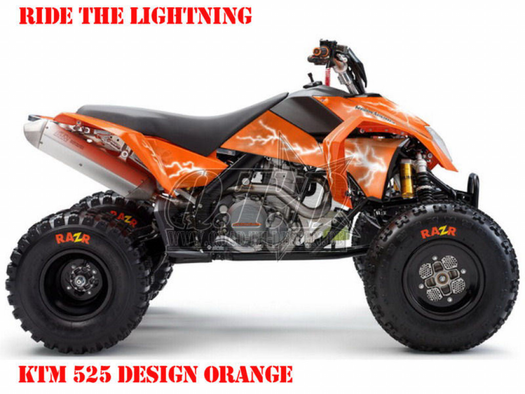 Ride the Lightning Orange for KTM Quad SX/XC 450/505/525